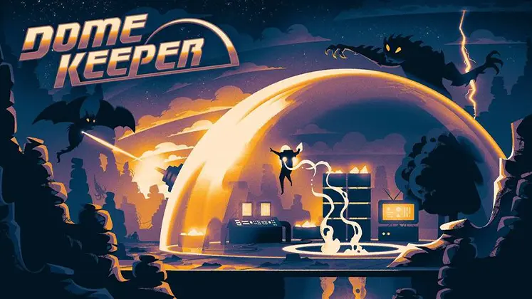 Dome Keeper بنری از بازی