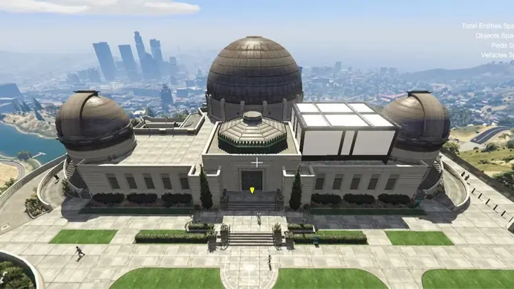GTA V تصویری از رصدخانه گالیلئو در بازی