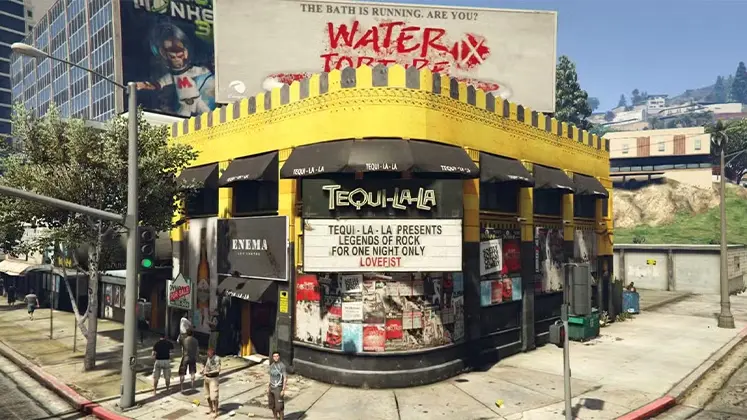 GTA V در بازی Tequi-la-la تصویری از کلوب