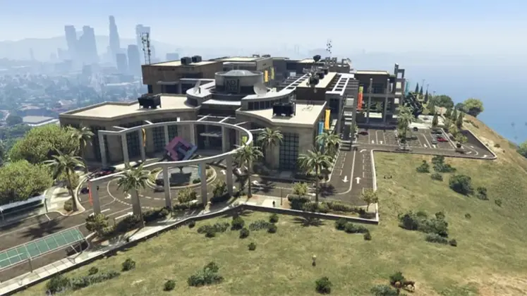 GTA V در بازی (The Kortz Center) تصویری از مرکز کورتز