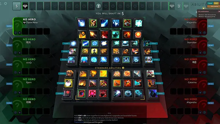 مود Ability Draft در بازی دوتا 2