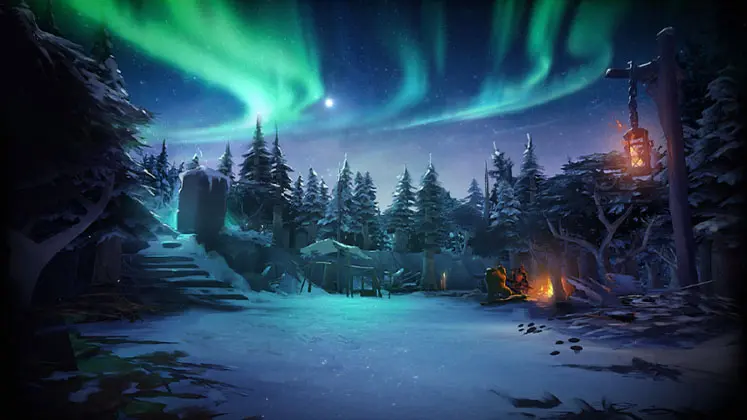 شمال یخ زده The Frozen North در بازی دوتا 2