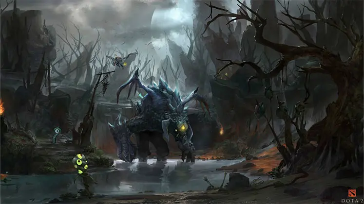 مناطق اساطیری Mythical Realms در بازی دوتا 2