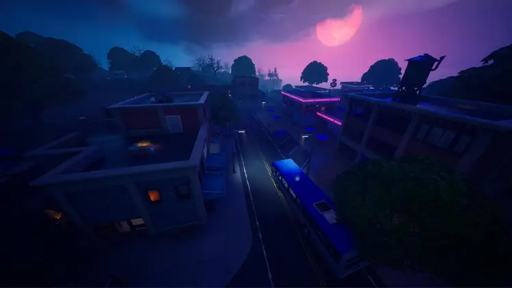 Fortnite در بازی Hawkins Heights تصویری از منطقه