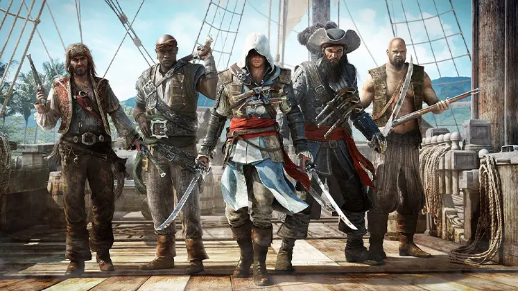 Assassin's Creed Black Flag تصویری از کاراکترهای بازی