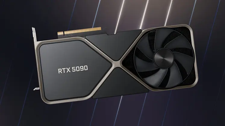 GeForce RTX 5090 تصویری از کارت گرافیک