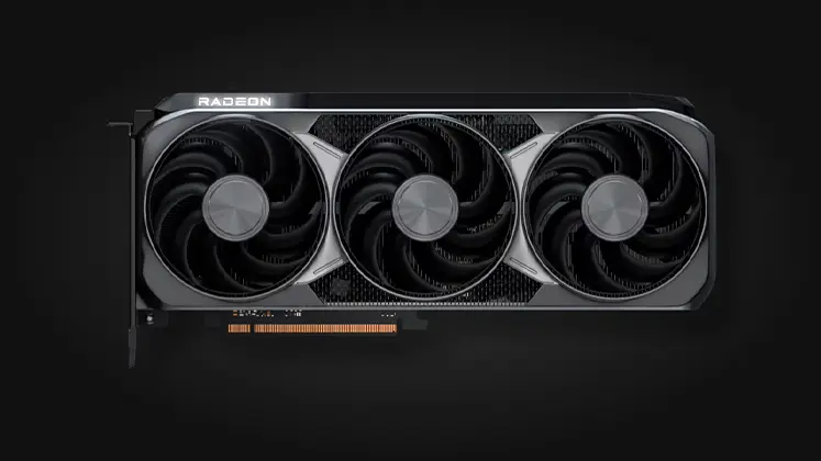 Radeon RX 9070 XT تصویری از کارت گرافیک