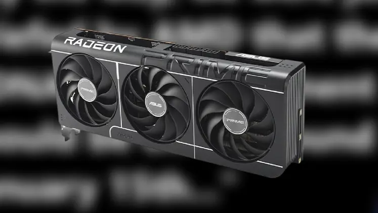 Radeon RX 9070 تصویری از کارت گرافیک