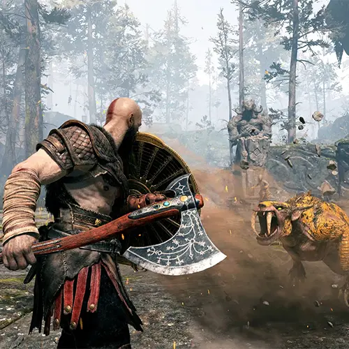 God of War تصویری از گیم پلی بازی