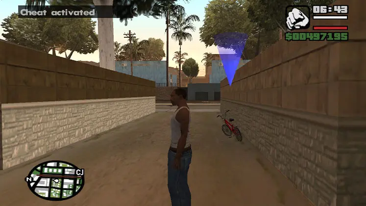پیام Cheat Activated در بازی GTA San Andreas
