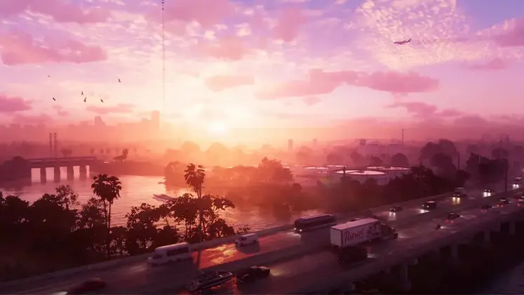 GTA 6 تصویری از آسمان بازی