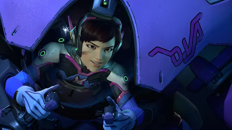 Overwatch 2 در بازی D.Va تصویری از کاراکتر