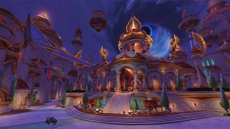 World of Warcraft: Midnight در Eversong Woods تصویری از نسخه بازسازی شده