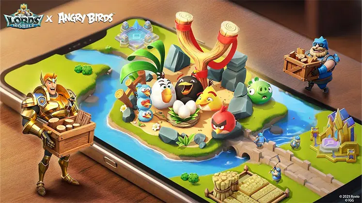 همکاری Lords Mobile و Angry Birds