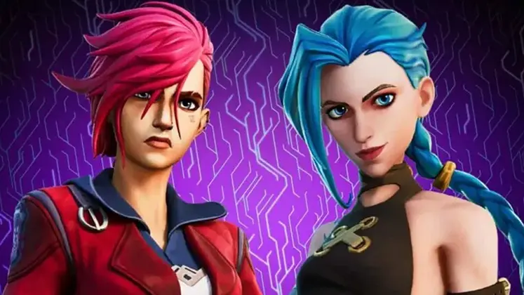 Fortnite در بازی Jinx و Vi تصویری از اسکین