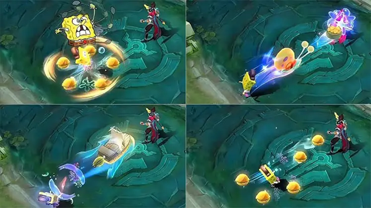 اسکین باب اسفنجی برای هیروی Cyclops در بازی Mobile Legends
