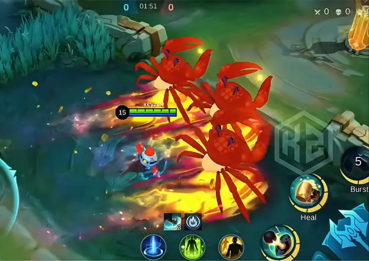 اسکین آقای خرچنگ برای هیروی Bane در بازی Mobile Legends
