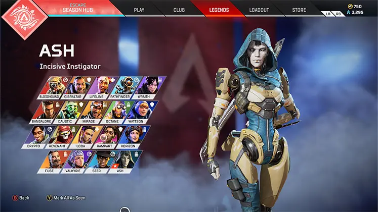 همه لجندهای بازی Apex Legends