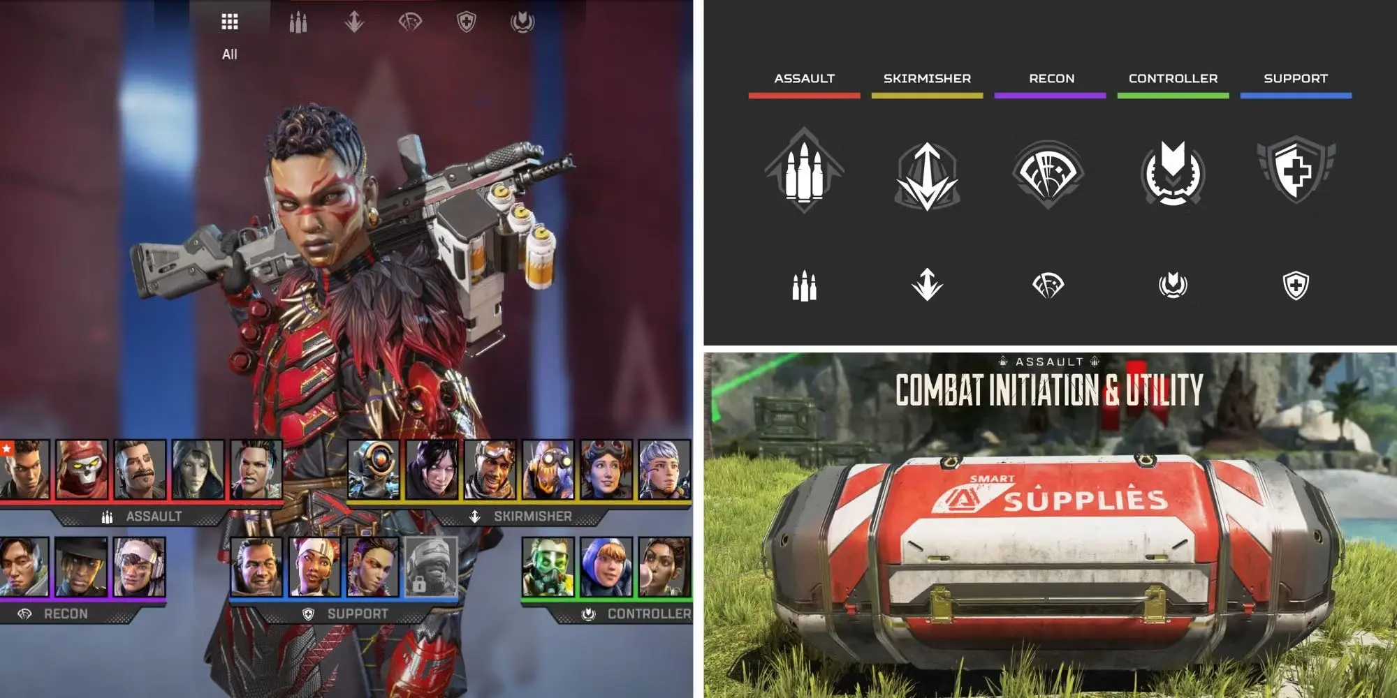 پنج کلاس مختلف و پرک ها در بازی Apex Legends