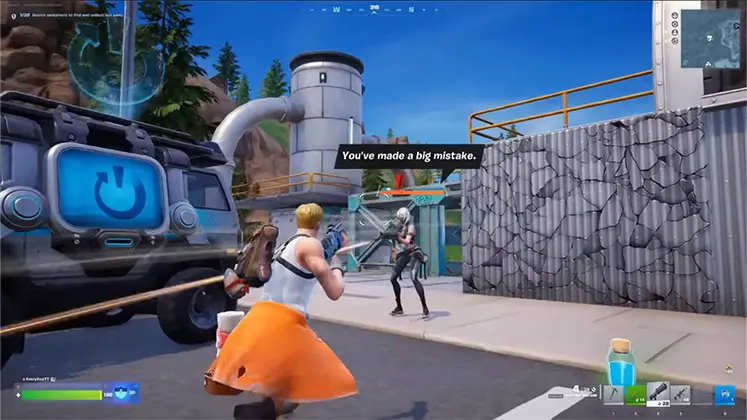 مبارزه با باس Hush در بازی Fortnite