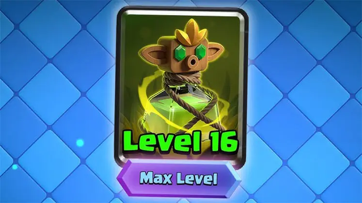 تصویری از یک کارت لول 16 در بازی Clash Royale