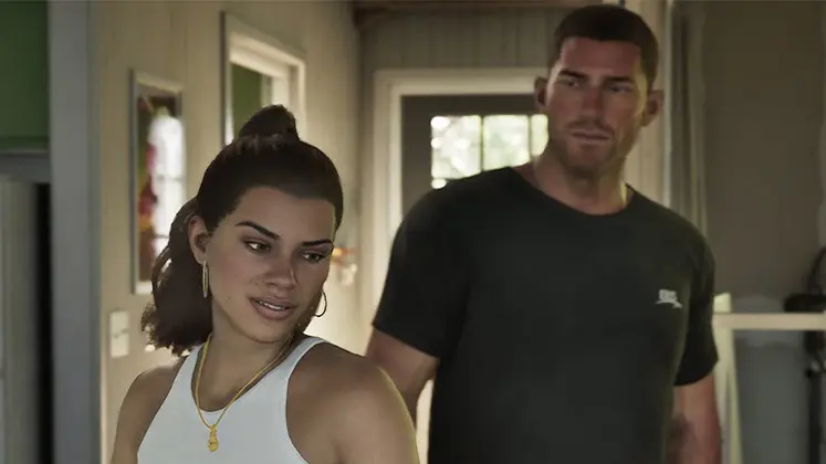 GTA 6 تصویری از کاراکتر جیسون و لوسیا در بازی