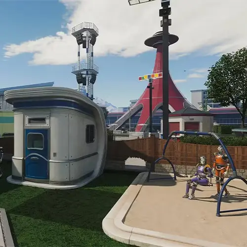 Call of Duty: Black Ops 7 در بازی Nuketown 2025 تصویری از مپ