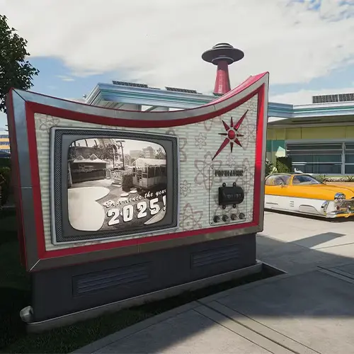 Call of Duty: Black Ops 7 در بازی Nuketown 2025 تصویری از فضای مپ