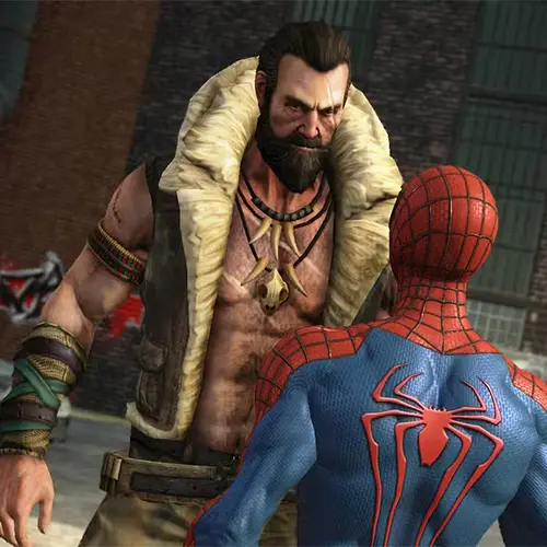 و درگیری با دشمن The Amazing Spider-Man تصویری از بازی