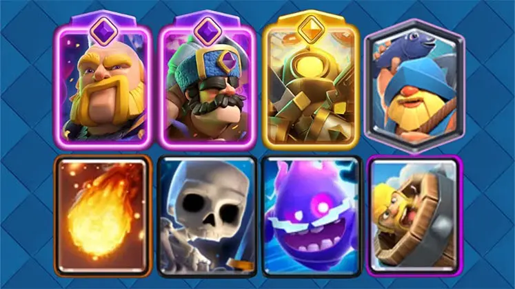 دک رویال جاینت سایکل در بازی Clash Royale