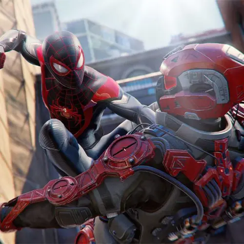 Spider-Man: Miles Morales در بازی Spider-Man تصویری از مبارزه