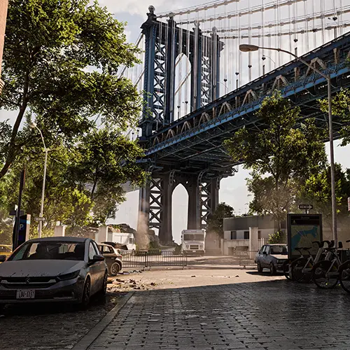 Battlefield 6 در بازی manhattan bridge تصویری از مپ