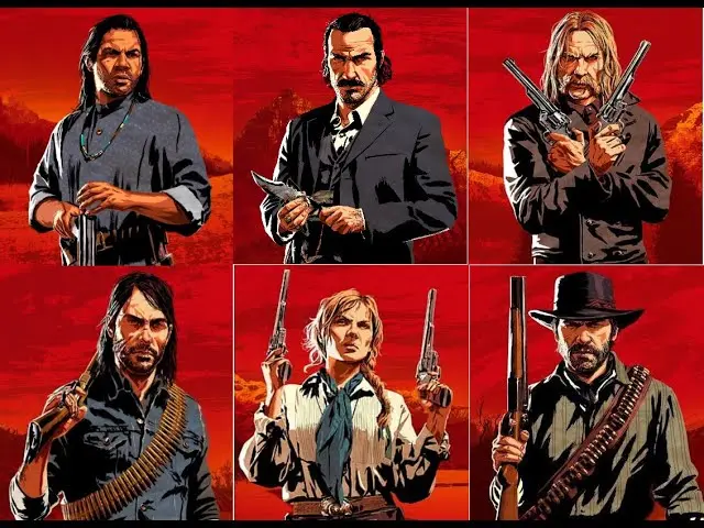 شخصیت های بازی red dead redemtion2