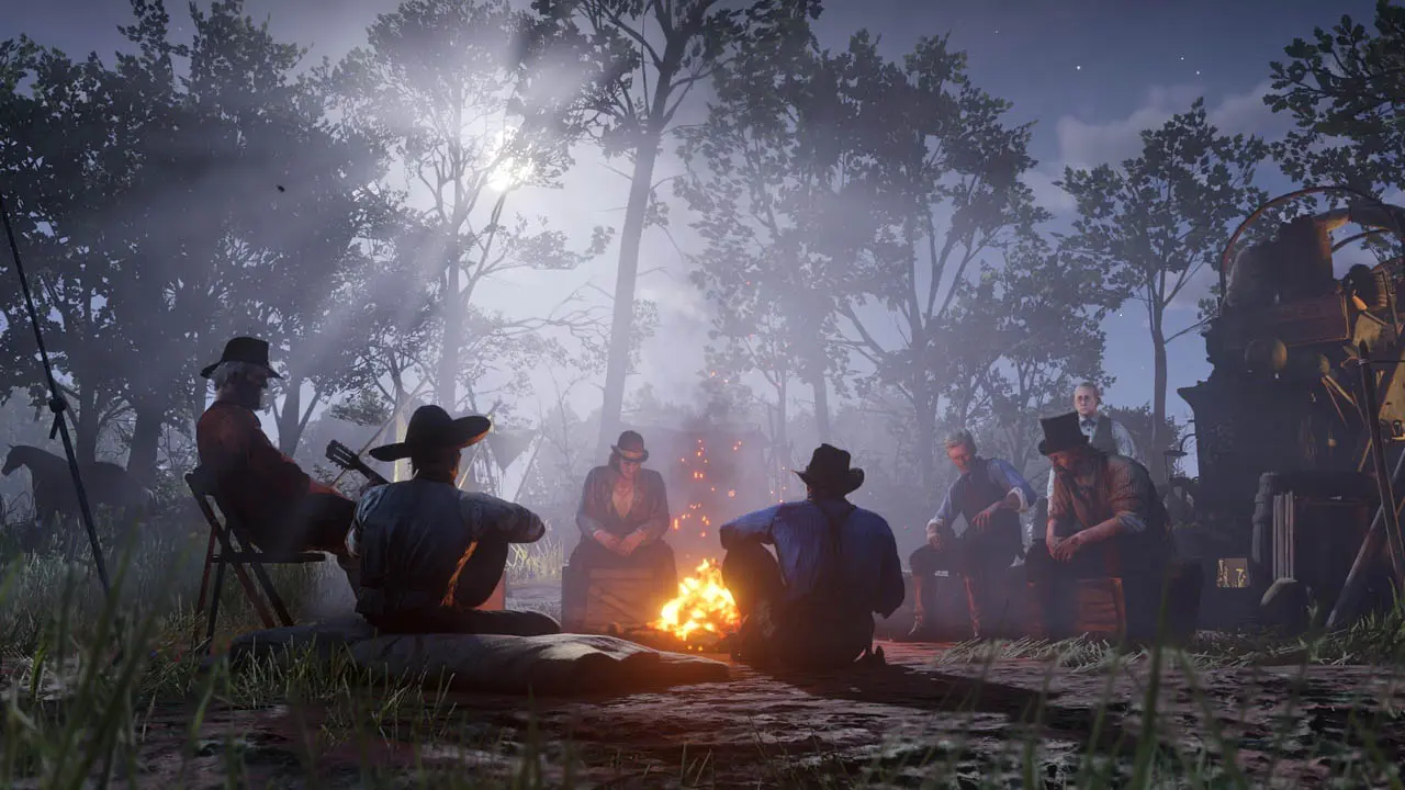تصویری از کمپ در بازی  Red Dead Redemption 2