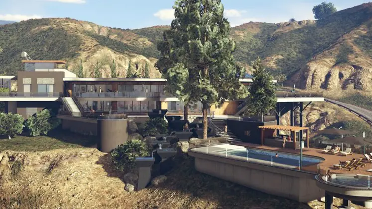 GTA Online تصویری از عمارت بزرگ و مجلل در بازی