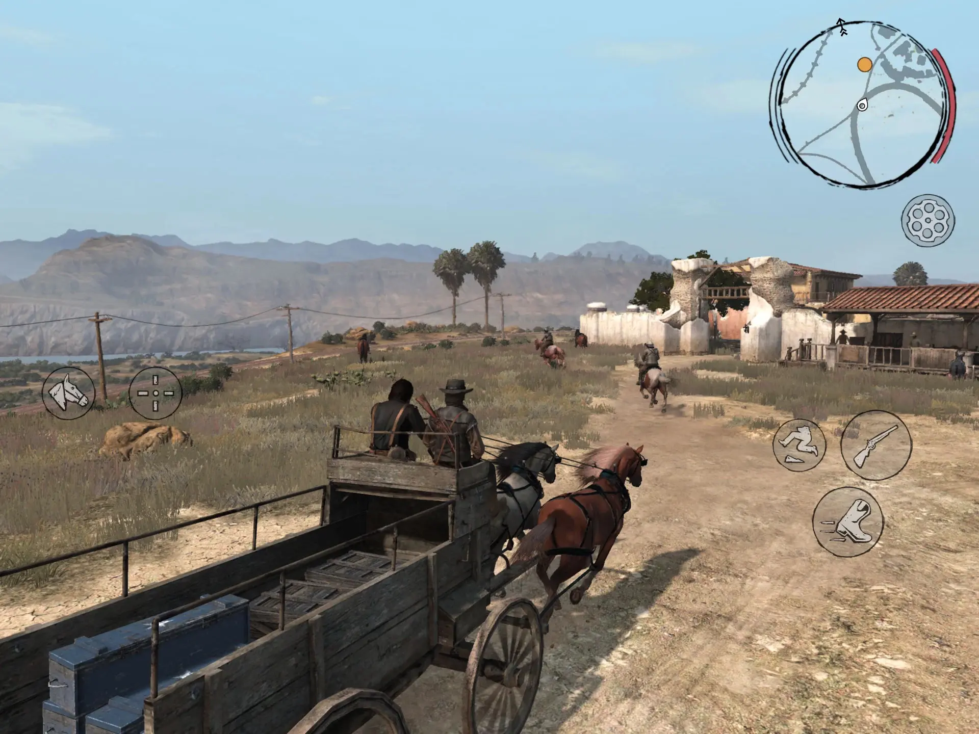 گیم پلی red dead redemtion mobile