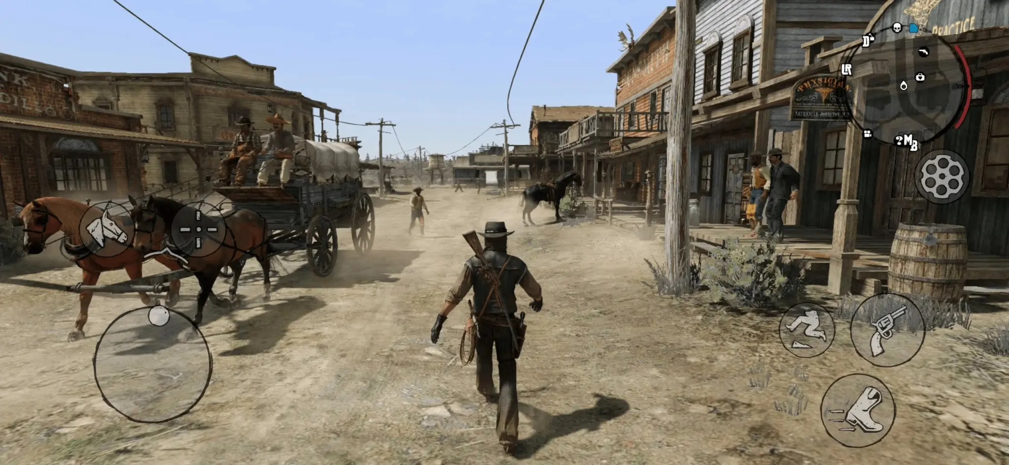 گیم پلی red dead redemtion mobile