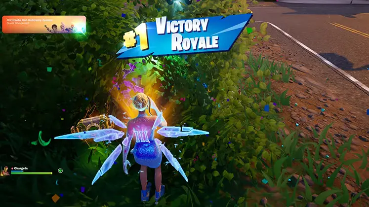تصویری از Cat Holloway و گیم پلی بازی Fortnite