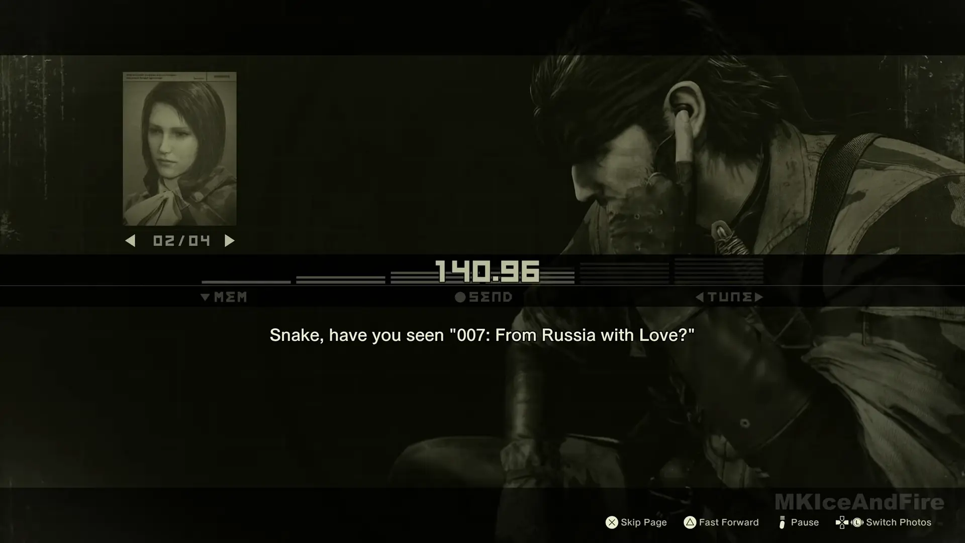 تصویری از بخش داستانی metal gear