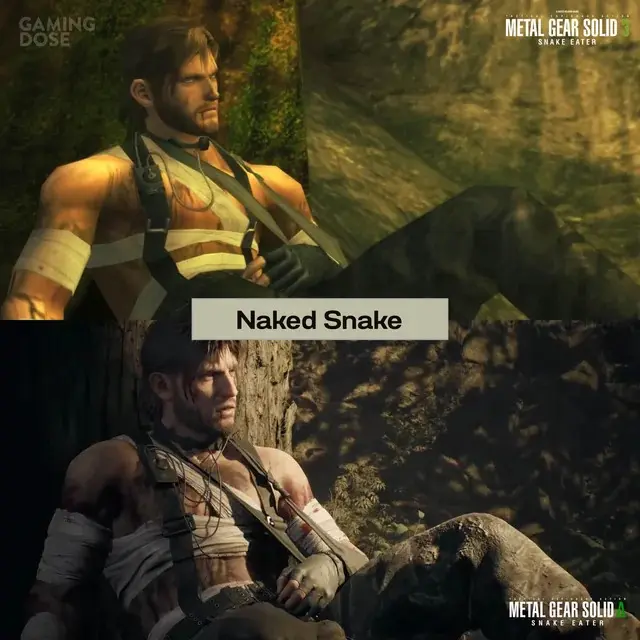 تصویری از نسخه اصلی و بازسازی شده metal gear delta