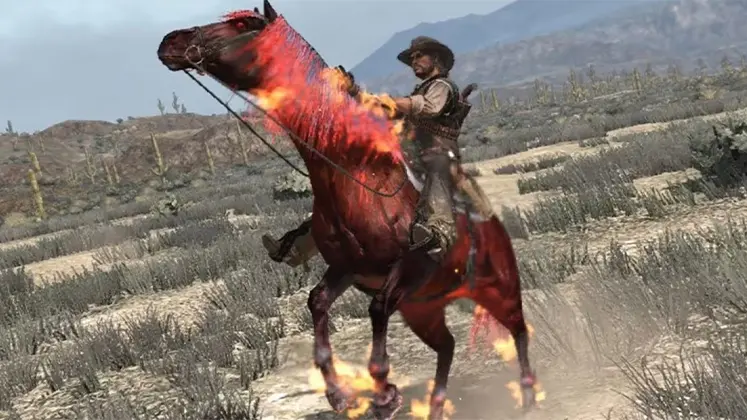 تصویری از اسب جنگ (War) در بازی Red Dead Redemption 1