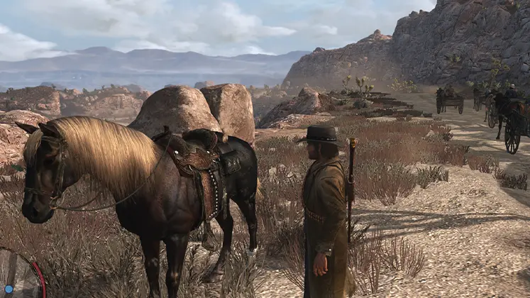 تصویری از اسب مرگ (Death) در بازی Red Dead Redemption 1