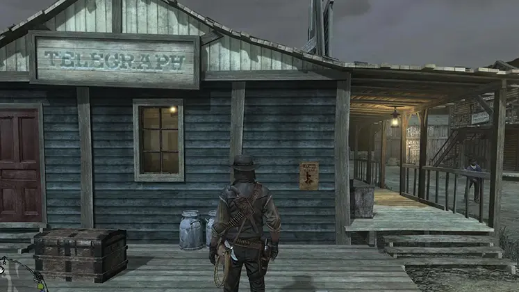 تصویری از دفتر تلگراف در بازی red dead redemption 1