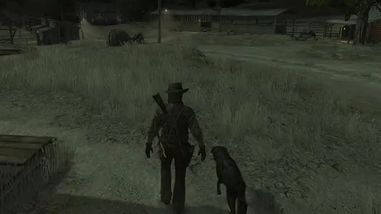 تصویری از نگهبانی در شب در بازی red dead redemption 1