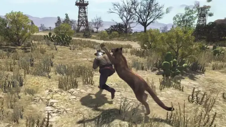تصویری از گیم پلی بازی Red Dead Redemption 1