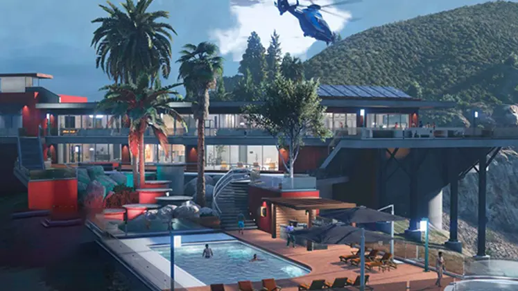 تصویری از عمارت Tongva Estate در بازی GTA Online