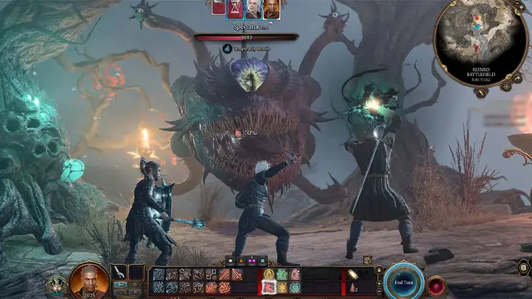 گیم پلی بازی Baldur's Gate 3