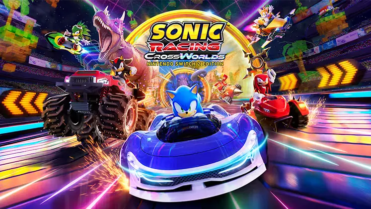 بنری از بازی Sonic Racing: CrossWorlds