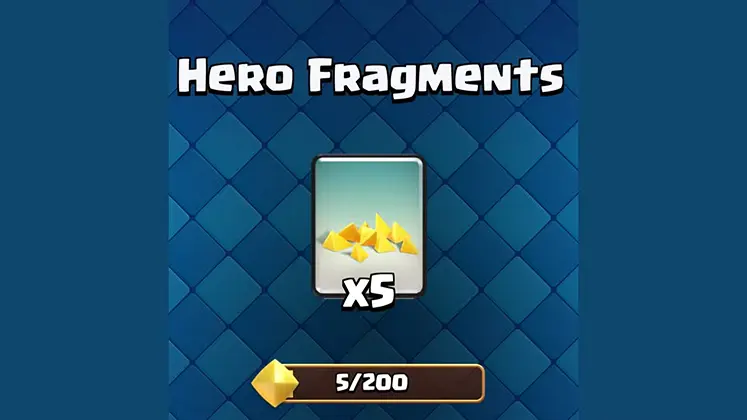 تصویری از آیتم Hero Fragments در بازی clash royale