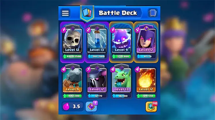 دک پکا ویچ بیبی‌دراگون (PEKKA Evo Witch Baby Drag) در کلش رویال